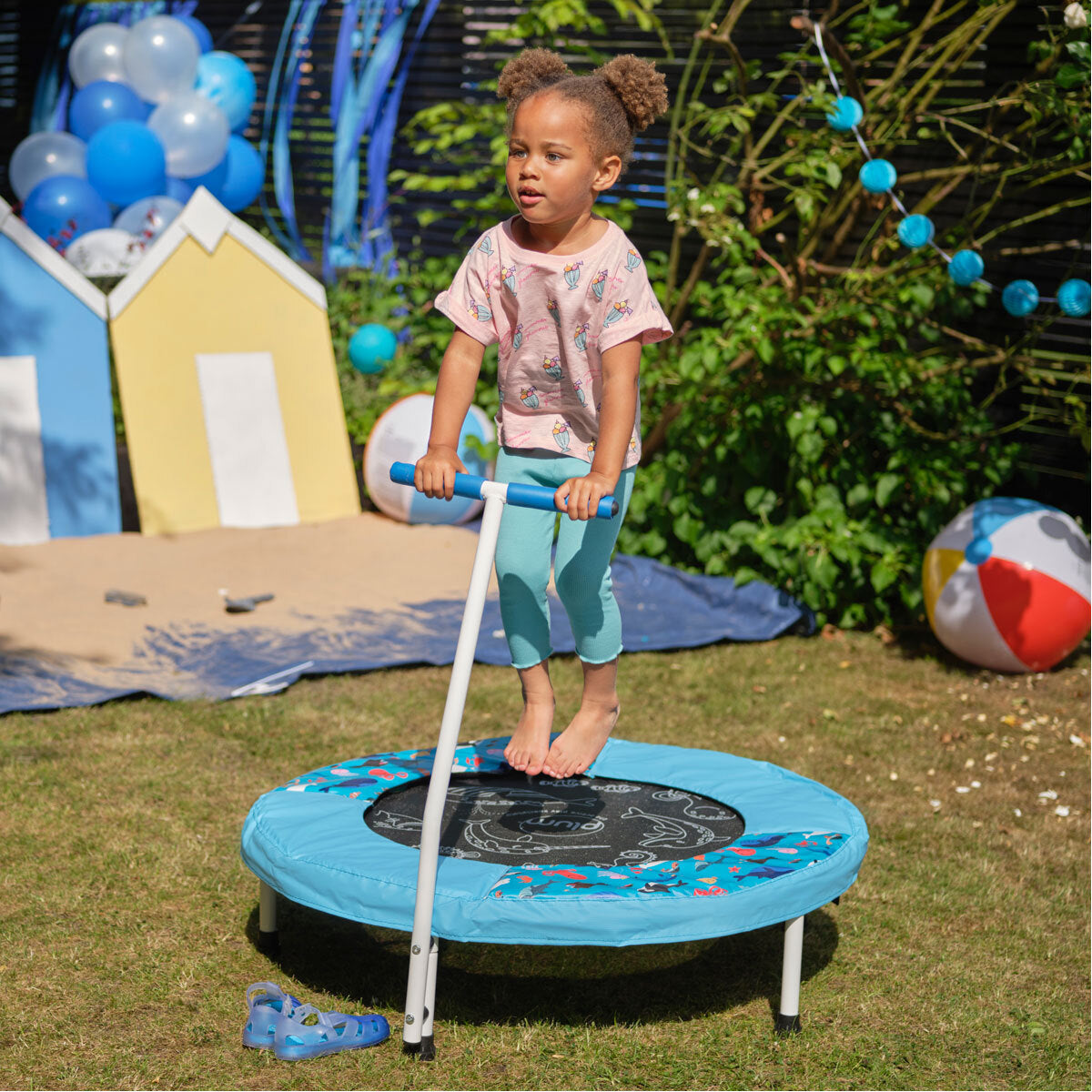 Buy Plum Print & Sound Bouncer Trampoline | Yallatoys.com
