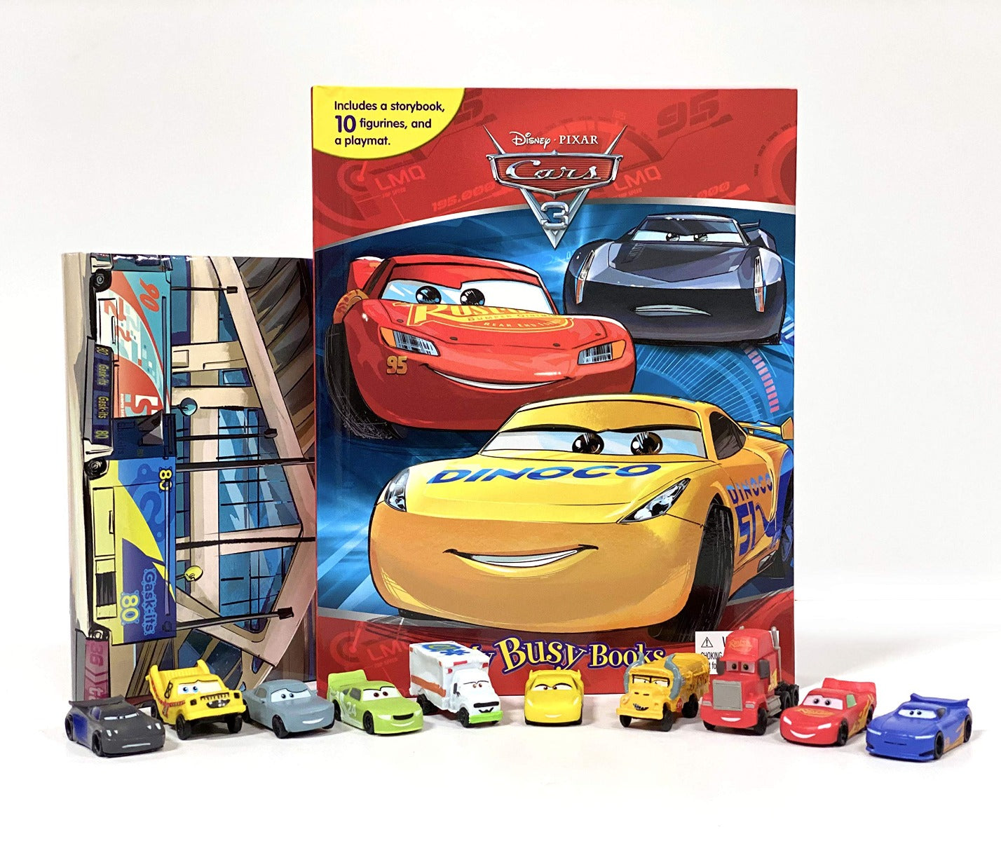Buy Phidal Disney Pixar Cars 3 My Busy Book with 10 Cars | Yallatoys.com