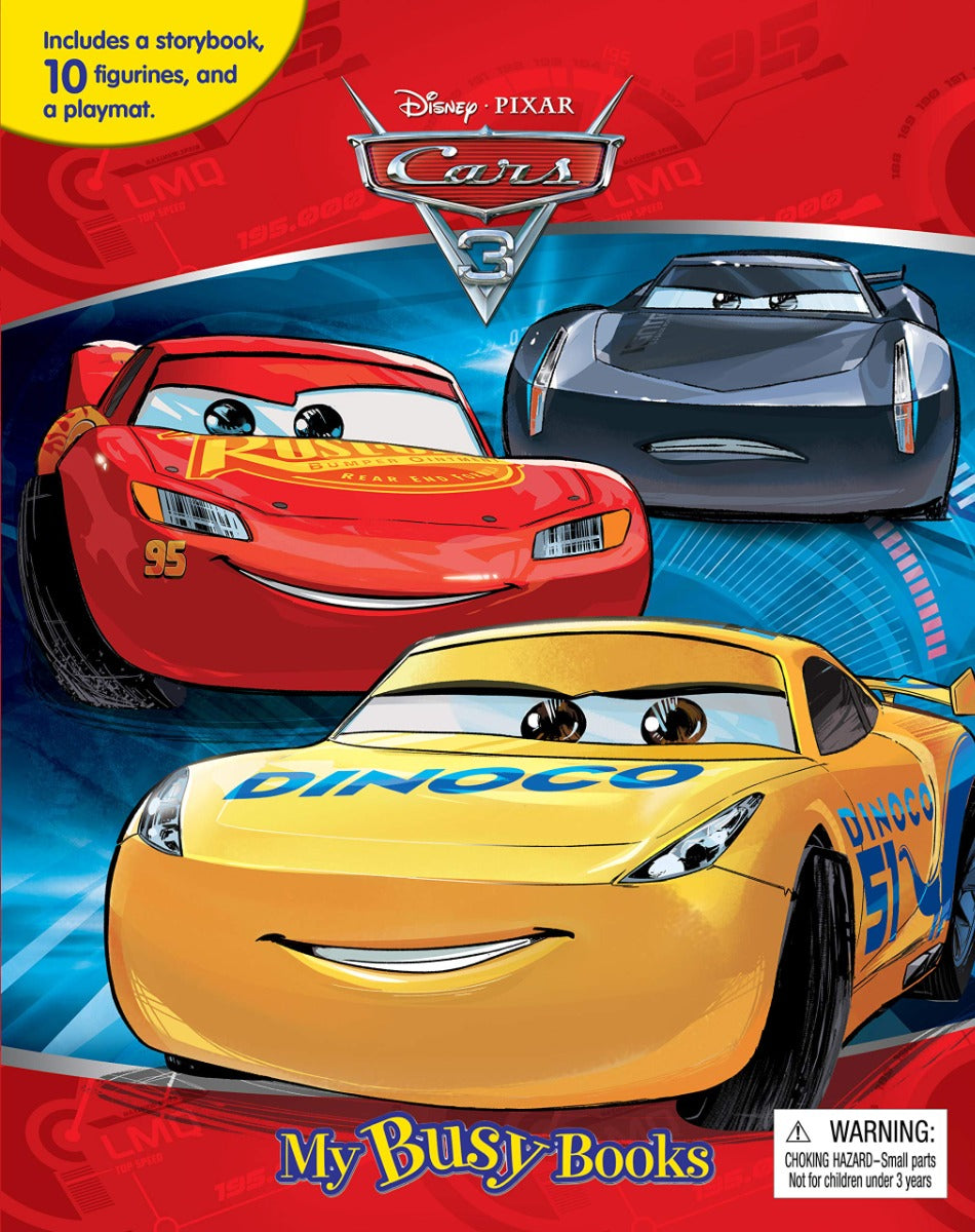 Buy Phidal Disney Pixar Cars 3 My Busy Book with 10 Cars | Yallatoys.com