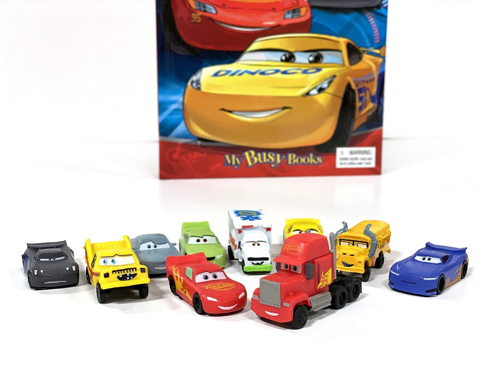 Buy Phidal Disney Pixar Cars 3 My Busy Book with 10 Cars | Yallatoys.com