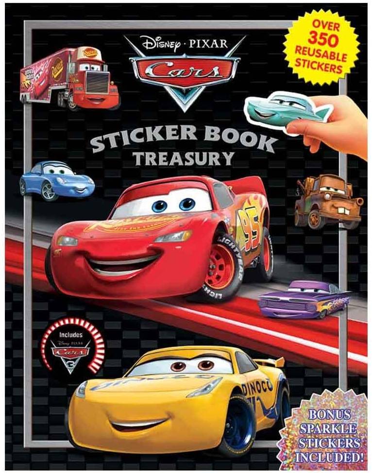 Buy Phidal Disney Cars Sticker Book Treasury with 350 stickers | Yallatoys.com