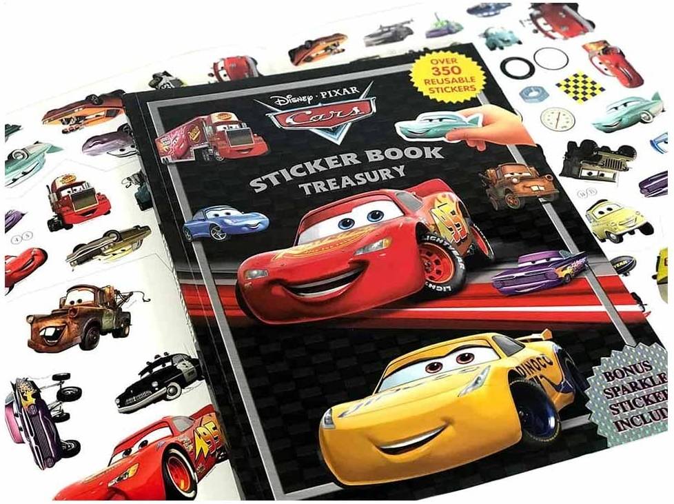 Buy Phidal Disney Cars Sticker Book Treasury with 350 stickers | Yallatoys.com