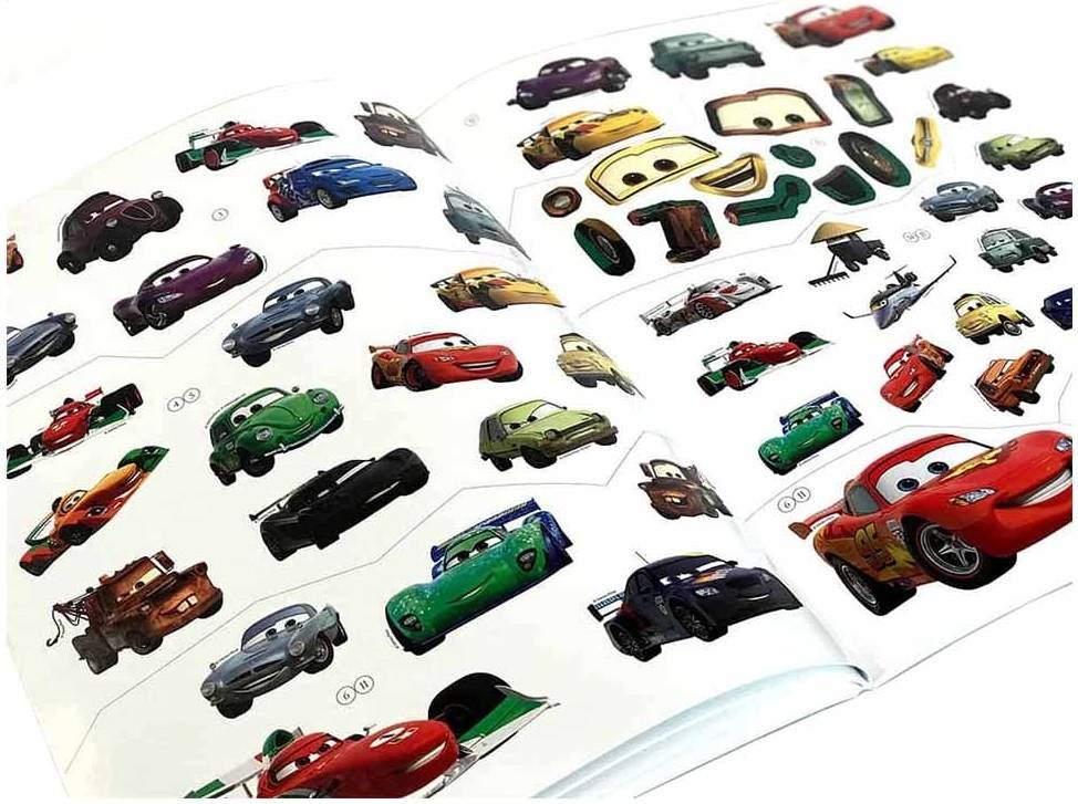 Buy Phidal Disney Cars Sticker Book Treasury with 350 stickers | Yallatoys.com