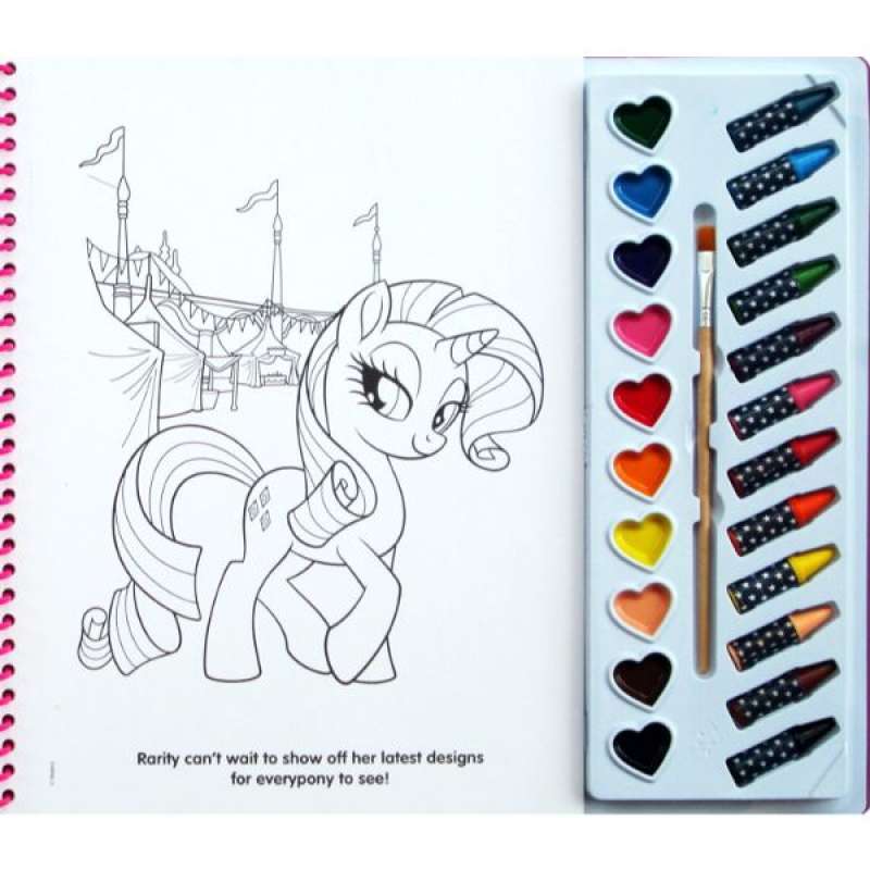 Buy Phidal My Little Pony the Movie Deluxe Poster Paint & Color Book | Yallatoys.com