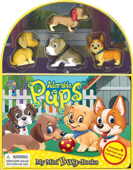 Buy Phidal Adorable Pups My Mini Busy Books | Yallatoys.com