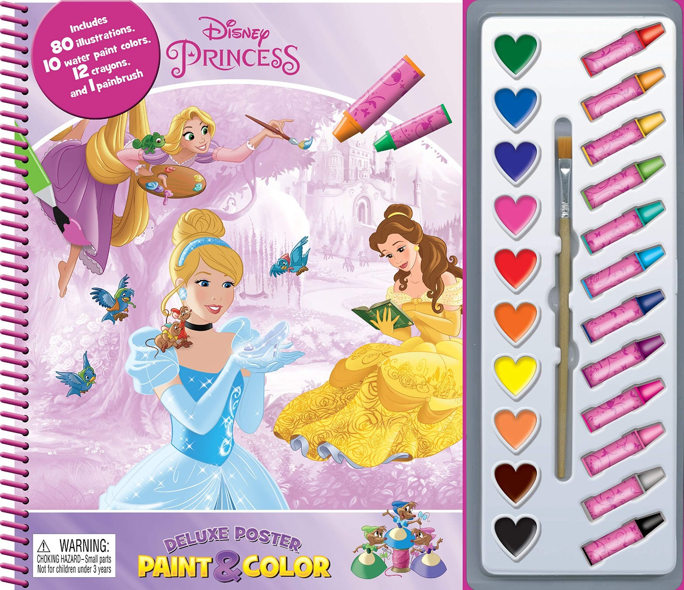 Buy Phidal Disney Princess Deluxe Poster Paint & Color | Yallatoys.com