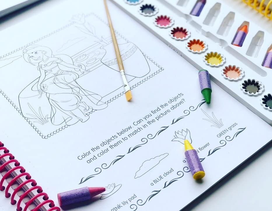 Buy Phidal Disney Princess Deluxe Poster Paint & Color | Yallatoys.com