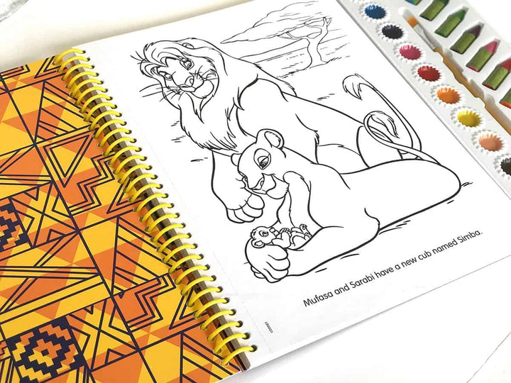 Buy Phidal The Lion King Deluxe Poster Paint & Color Activity Kit | Yallatoys.com