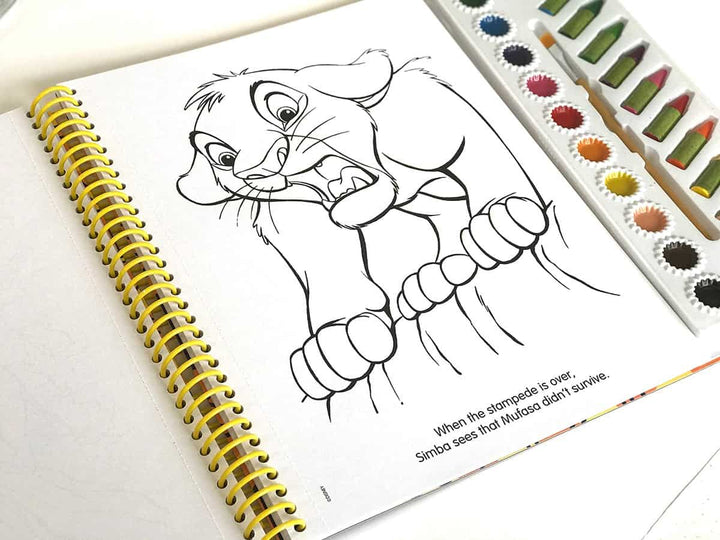 Buy Phidal The Lion King Deluxe Poster Paint & Color Activity Kit | Yallatoys.com