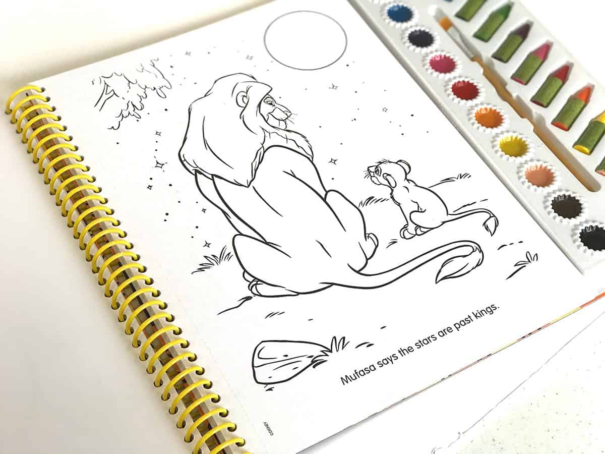 Buy Phidal The Lion King Deluxe Poster Paint & Color Activity Kit | Yallatoys.com