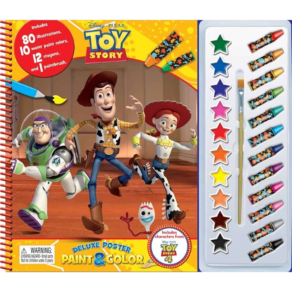 Buy Phidal Deluxe Poster Paint & Color Disney Toy Story 4 Activity Kit | Yallatoys.com