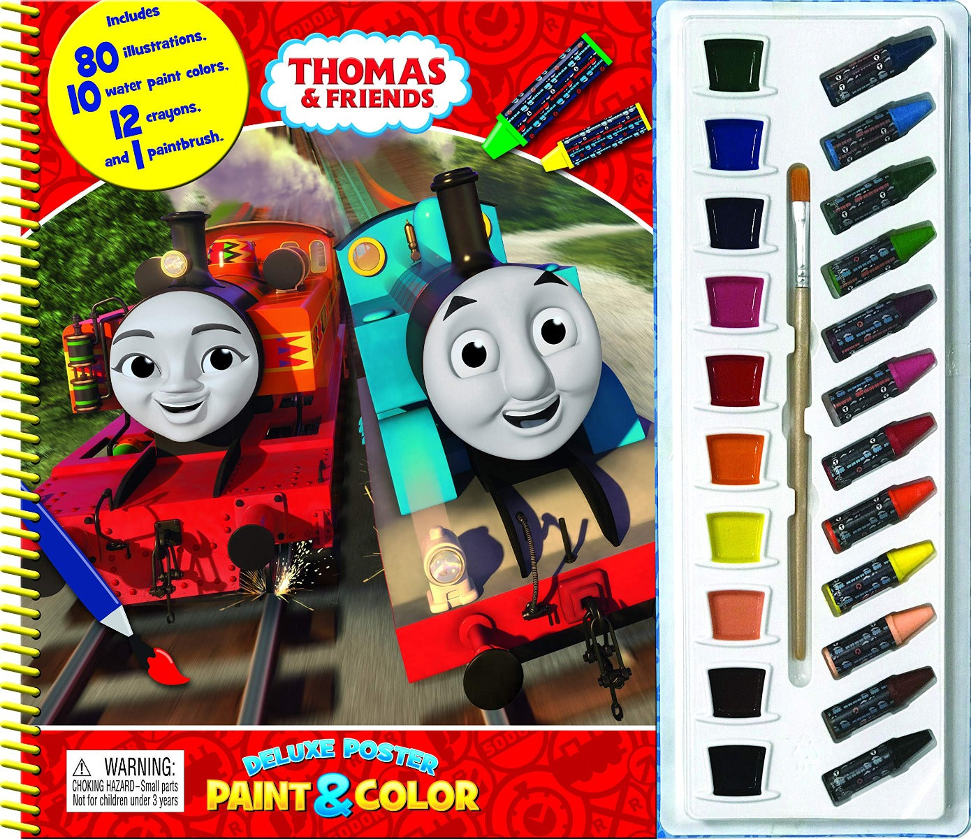 Buy Phidal Thomas Deluxe Poster Paint & Color Activity Kit | Yallatoys.com