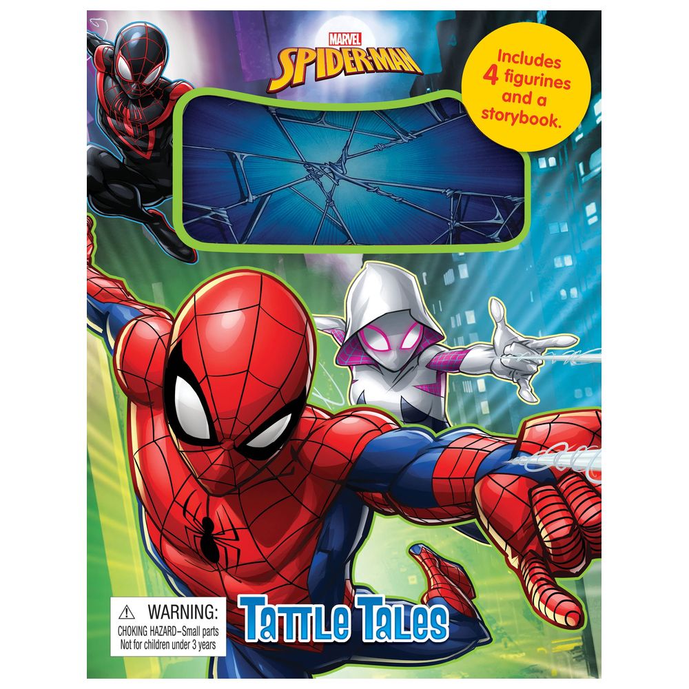 Buy Phidal Marvel Spiderman Classic Tattle Tales Story Book With Figures | Yallatoys.com