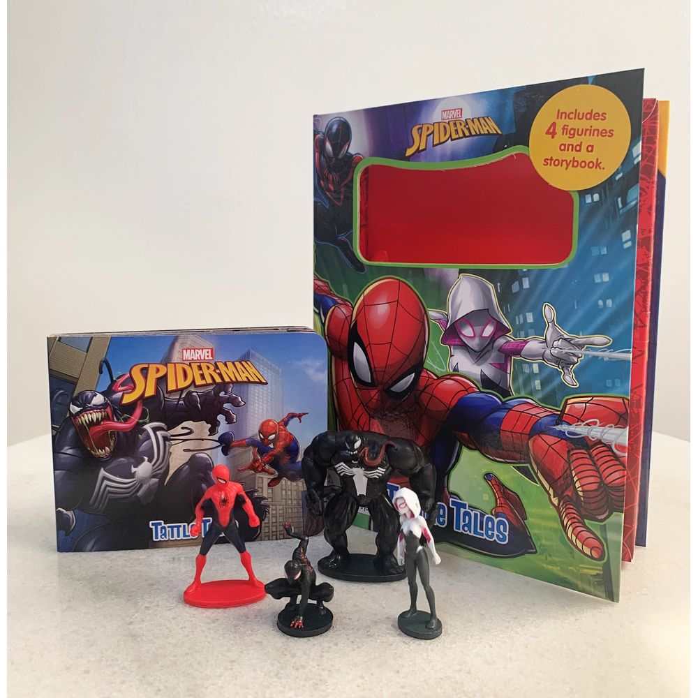 Buy Phidal Marvel Spiderman Classic Tattle Tales Story Book With Figures | Yallatoys.com