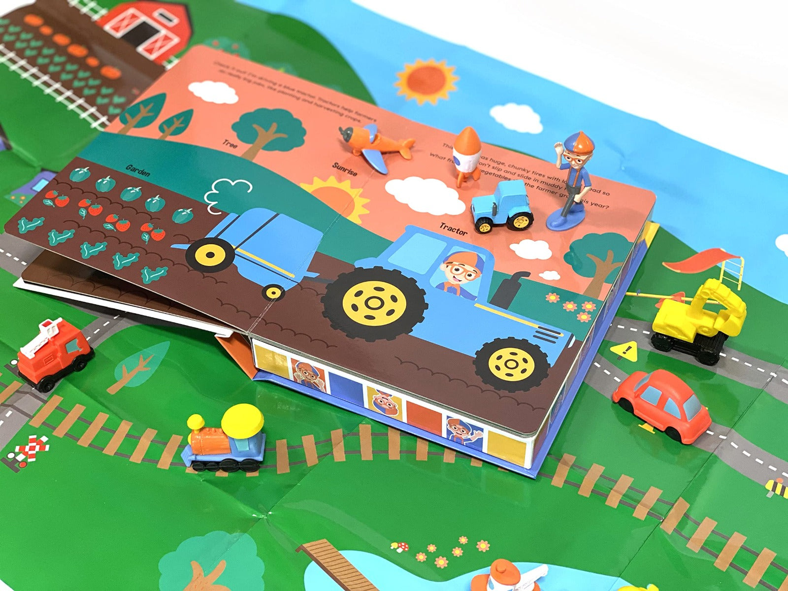 Buy Phidal Moonbug Blippi My Busy Books with 10 Vehicles | Yallatoys.com