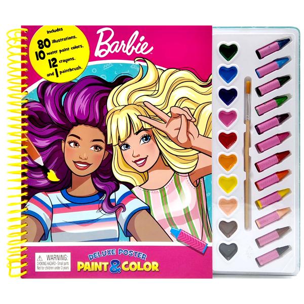 Buy Phidal Barbie Deluxe Poster Paint & Color | Yallatoys.com