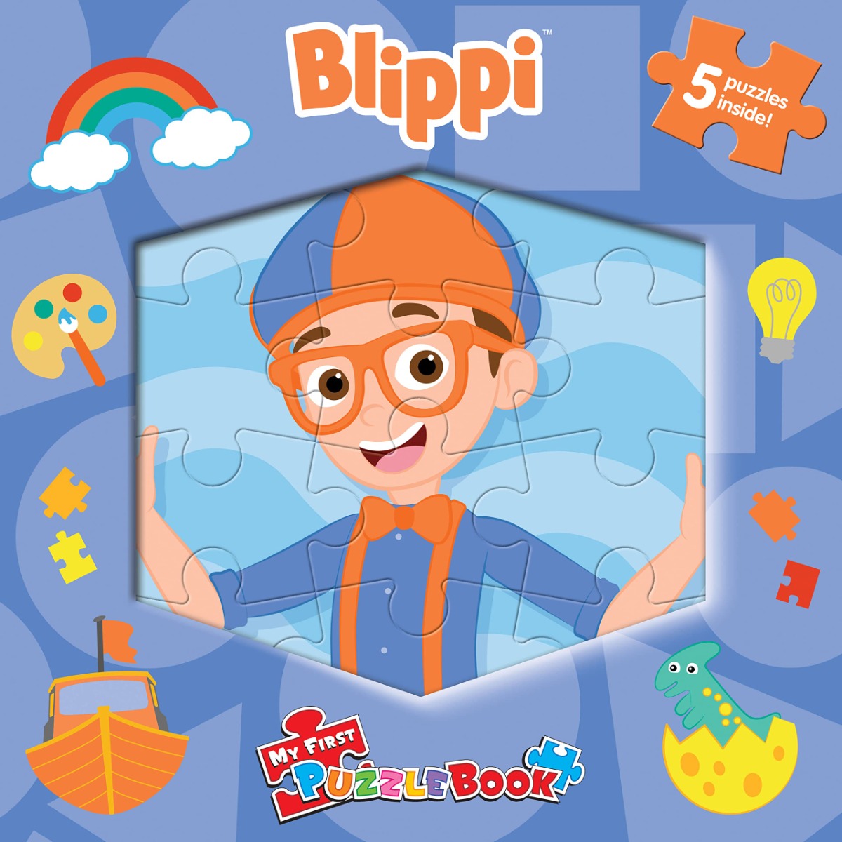 Buy Phidal Moonbug Blippi My First Puzzle Book | Yallatoys.com