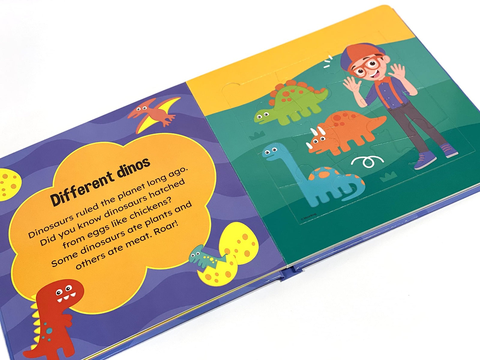 Buy Phidal Moonbug Blippi My First Puzzle Book | Yallatoys.com