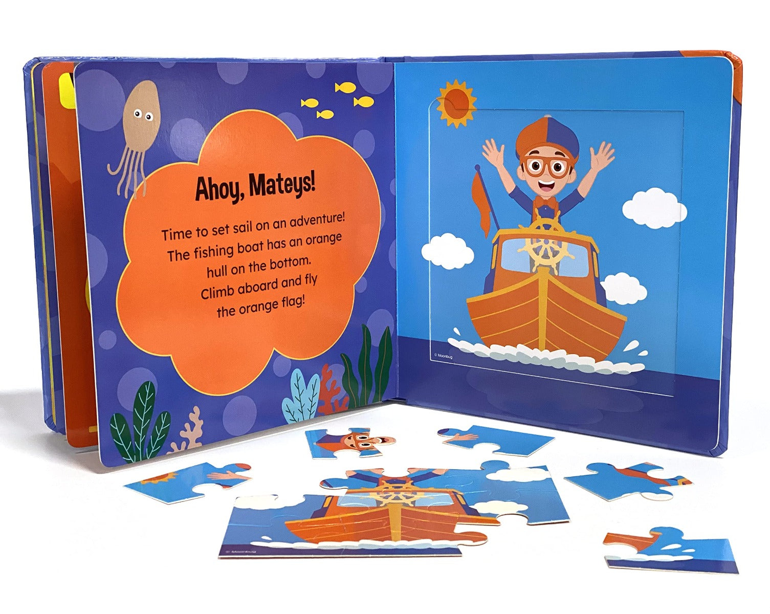 Buy Phidal Moonbug Blippi My First Puzzle Book | Yallatoys.com
