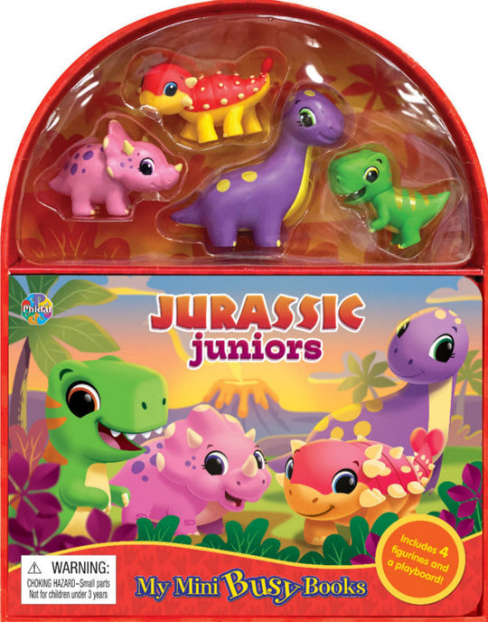 Buy Phidal Dinos Jurrassic Juniors My Mini Busy Books | Yallatoys.com
