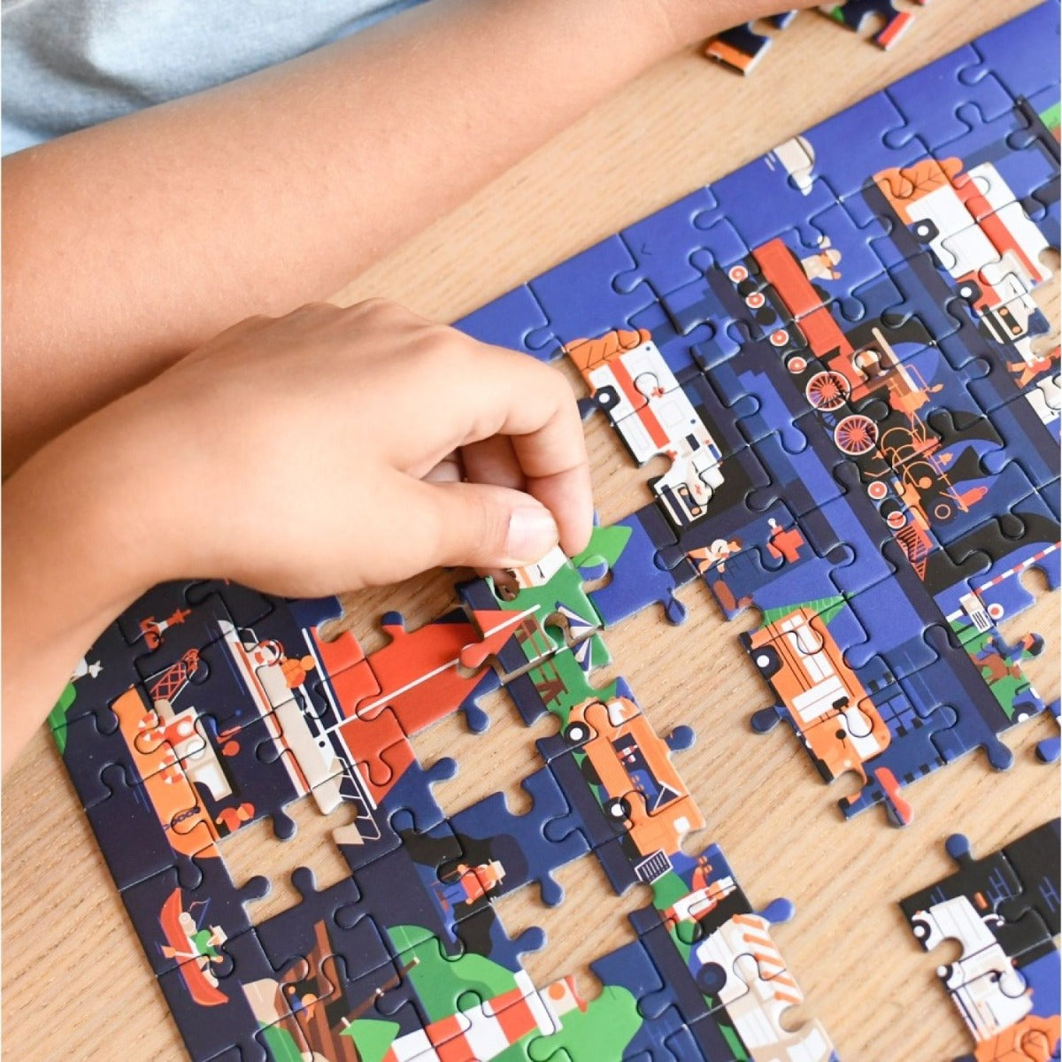 280 Piece Vehicle Puzzle Set