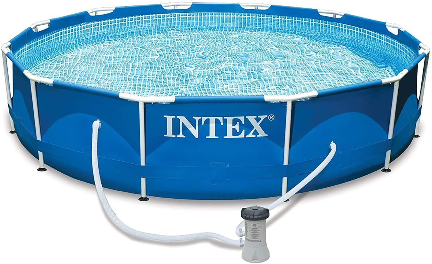 Buy Intexmetal Frame Pool with Filter 3.6m x 0.76m (Free Installation in 24hrs) | Yallatoys.com