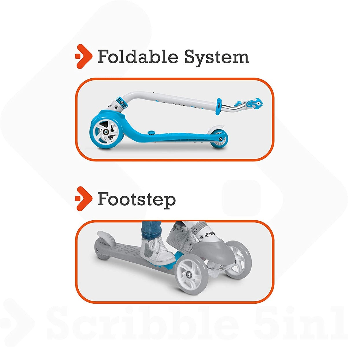 Buy Mondo On & Go Trike 5 in 1 Blue | Yallatoys.com