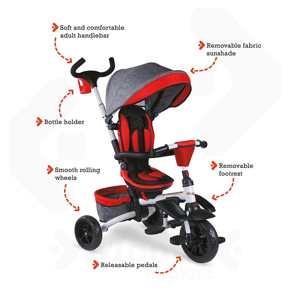 Buy Mondo On & Go Trike Explore Red | Yallatoys.com