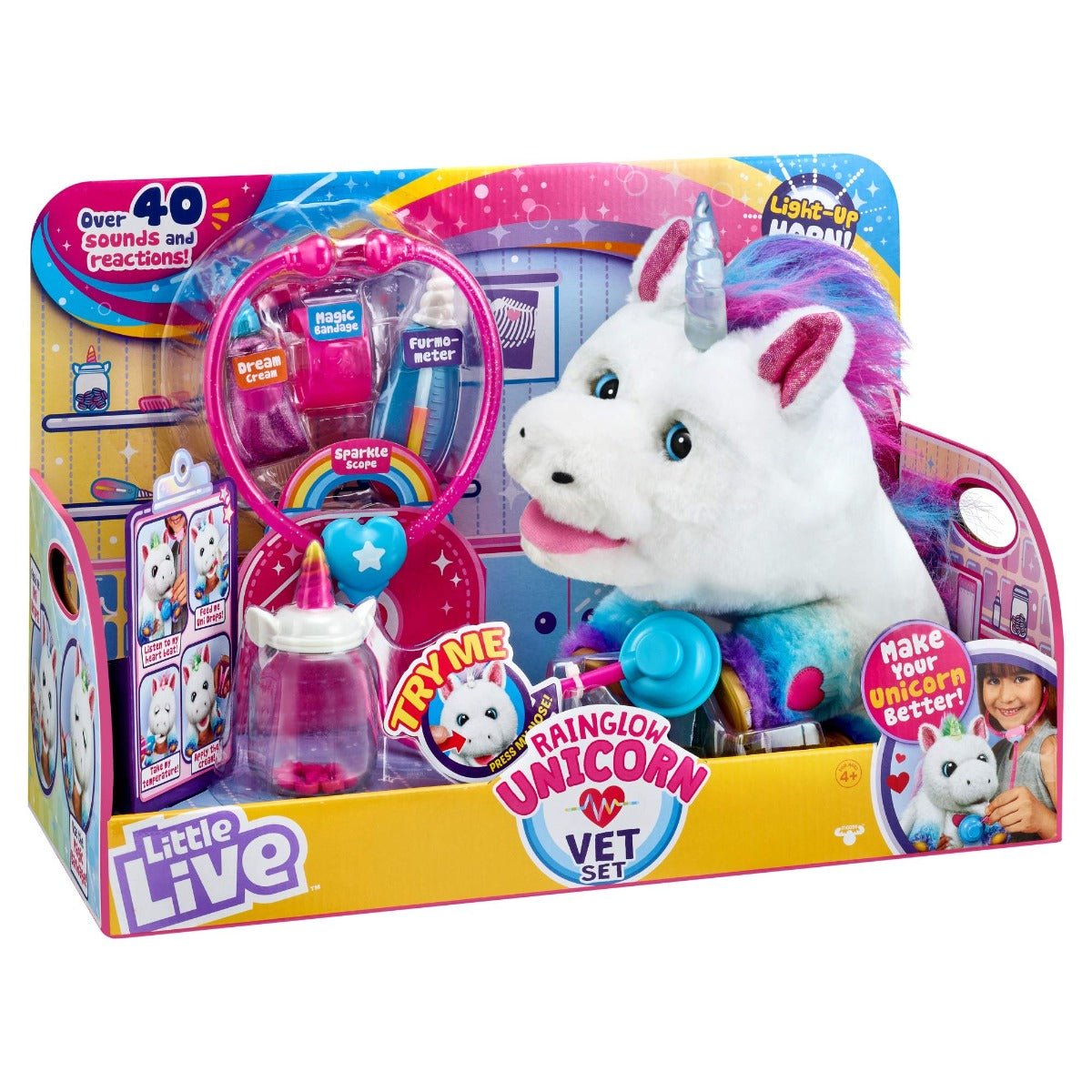 Buy Little Live Pets Rainglow Unicorn Vet Set | Yallatoys.com