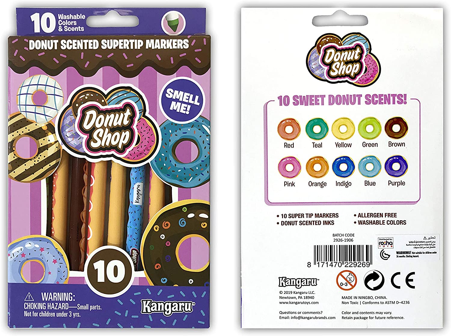 Buy Donut Scented Super Tip Markers | Yallatoys.com