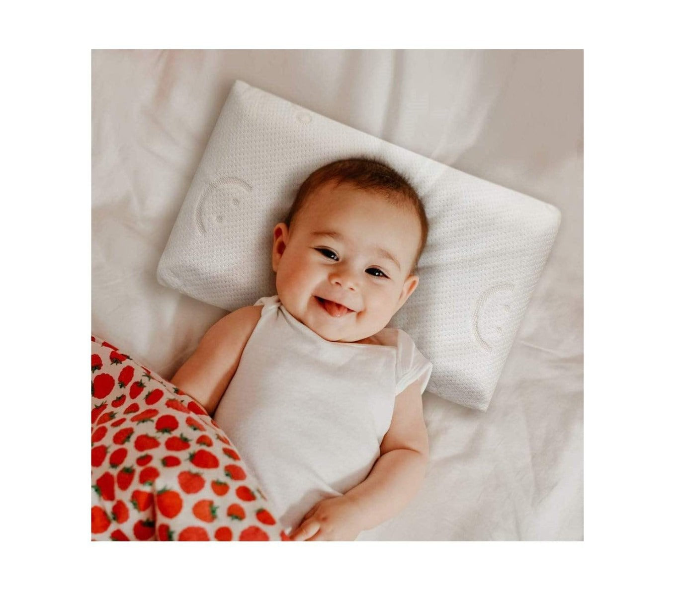 Baby Works Baby'S 1St Pillow With Bamboo Pillowcase Removable  White Baby Works Yallatoys