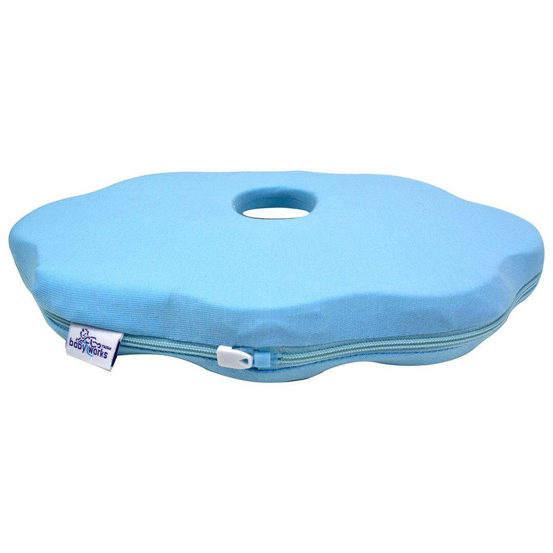 Baby Works Head Support With Cotton Cover Removable Blue Baby Works Yallatoys