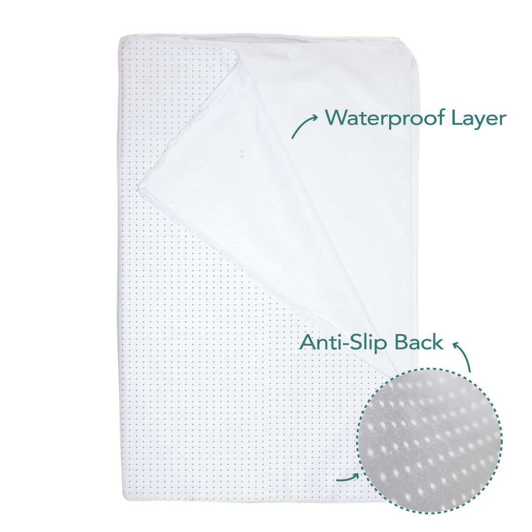 Baby Works Memory Foam Contoured Change Pad With Bamboo Cover  Waterproof Baby Works Yallatoys