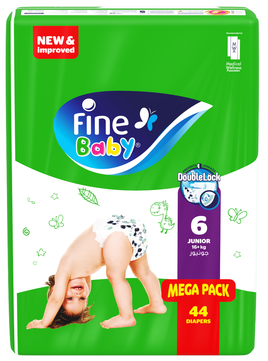 Fine Diaper.Mega Junior 6 16+ Kg  44S. Fine Yallatoys