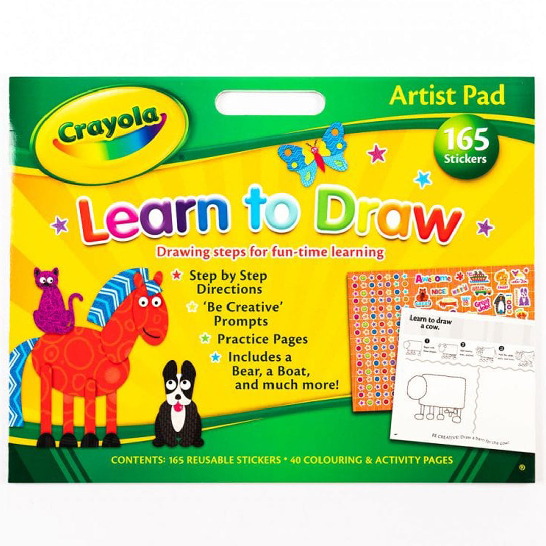 Buy Alligator Crayola Artist Pad (Learn To Draw) | Yallatoys.com