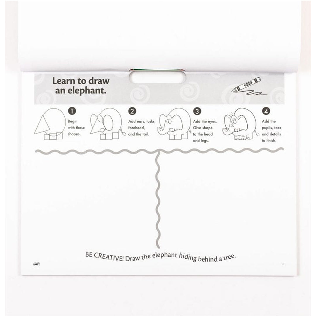 Buy Alligator Crayola Artist Pad (Learn To Draw) | Yallatoys.com