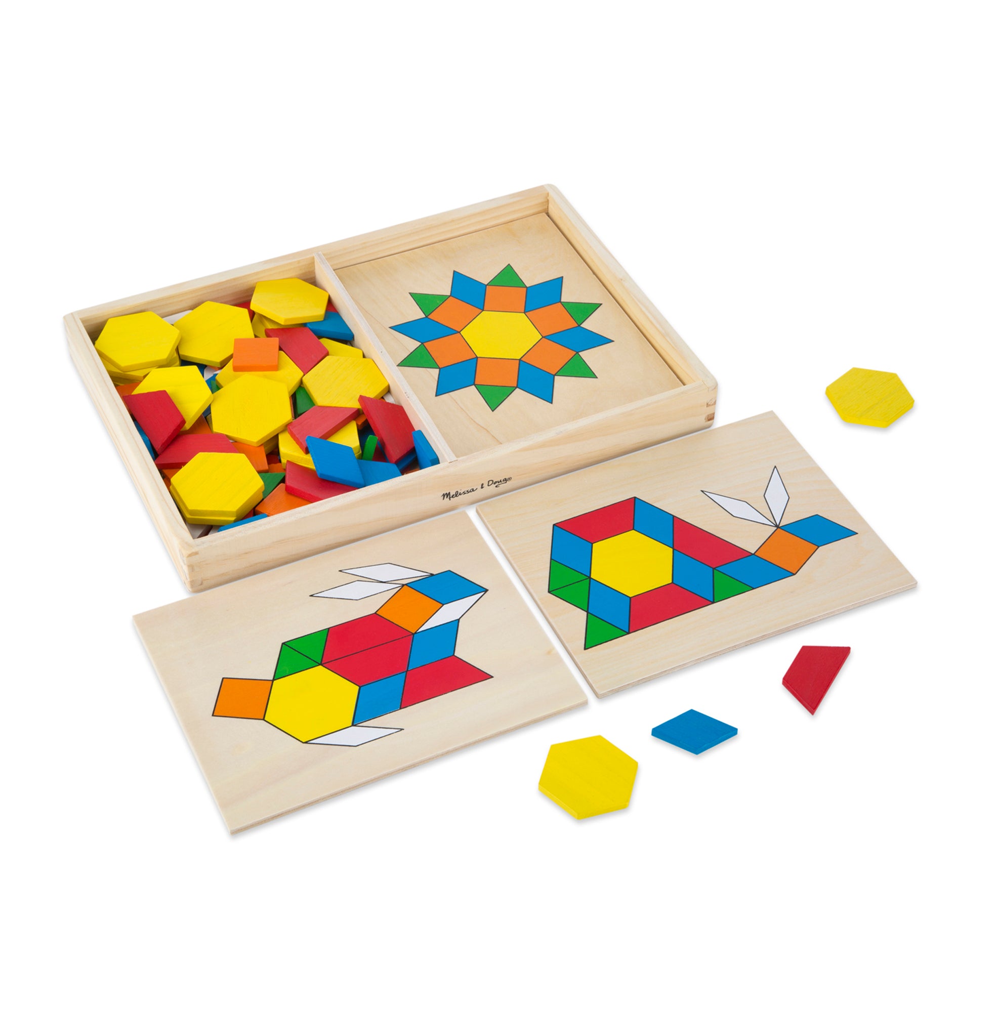 Buy Melissa & Doug Pattern Blocks And Boards | Yallatoys.com