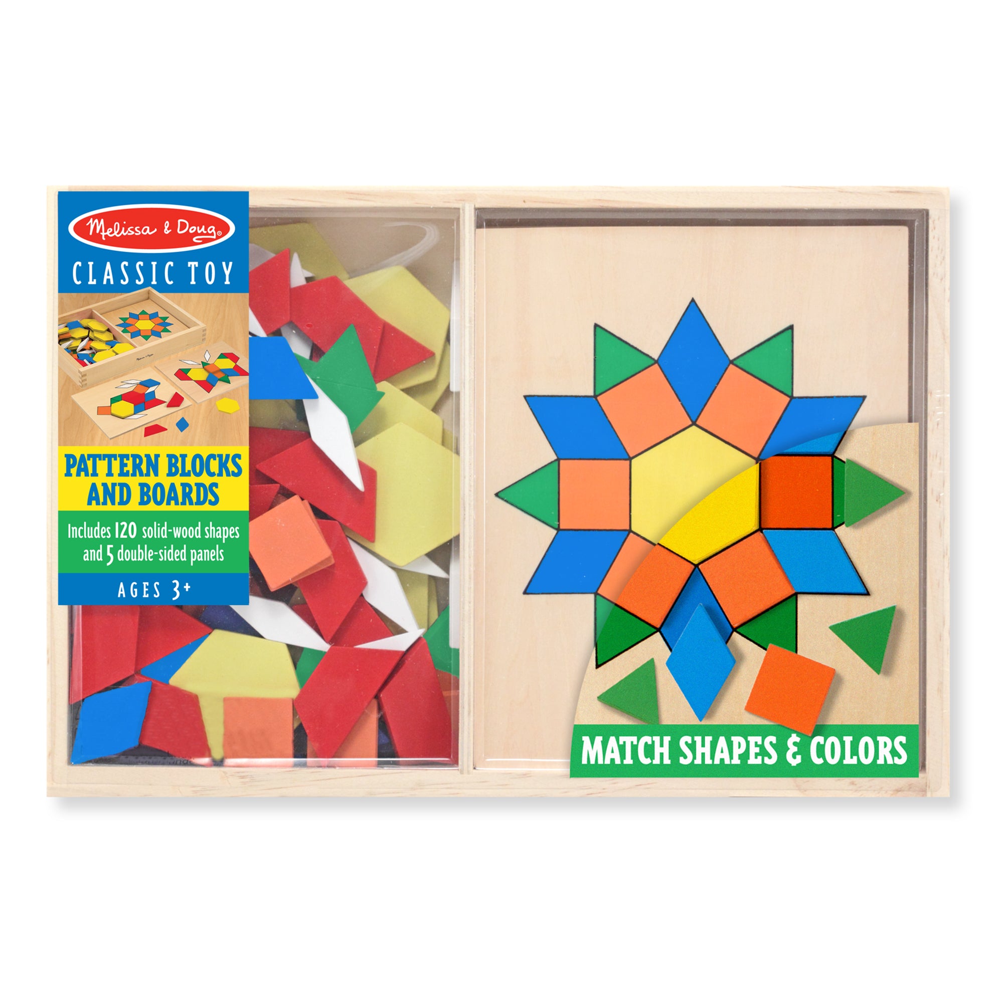 Buy Melissa & Doug Pattern Blocks And Boards | Yallatoys.com