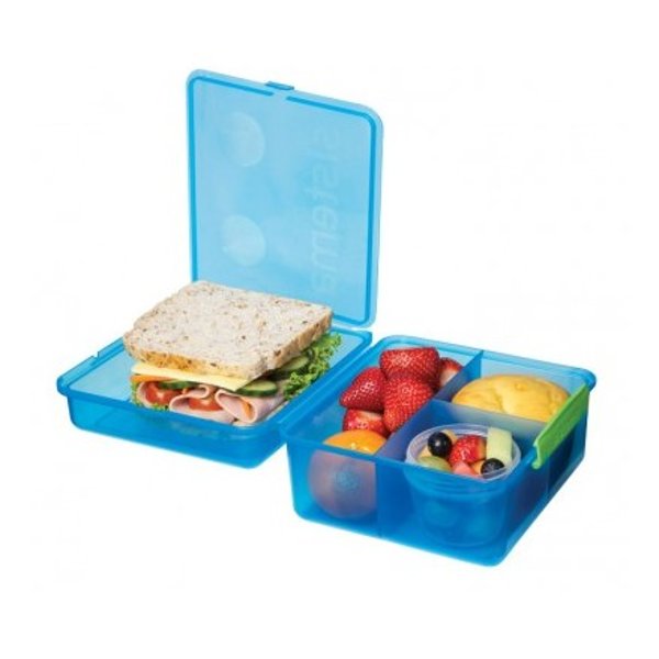 2L Sistema Multi-Compartment Lunch Box Blue