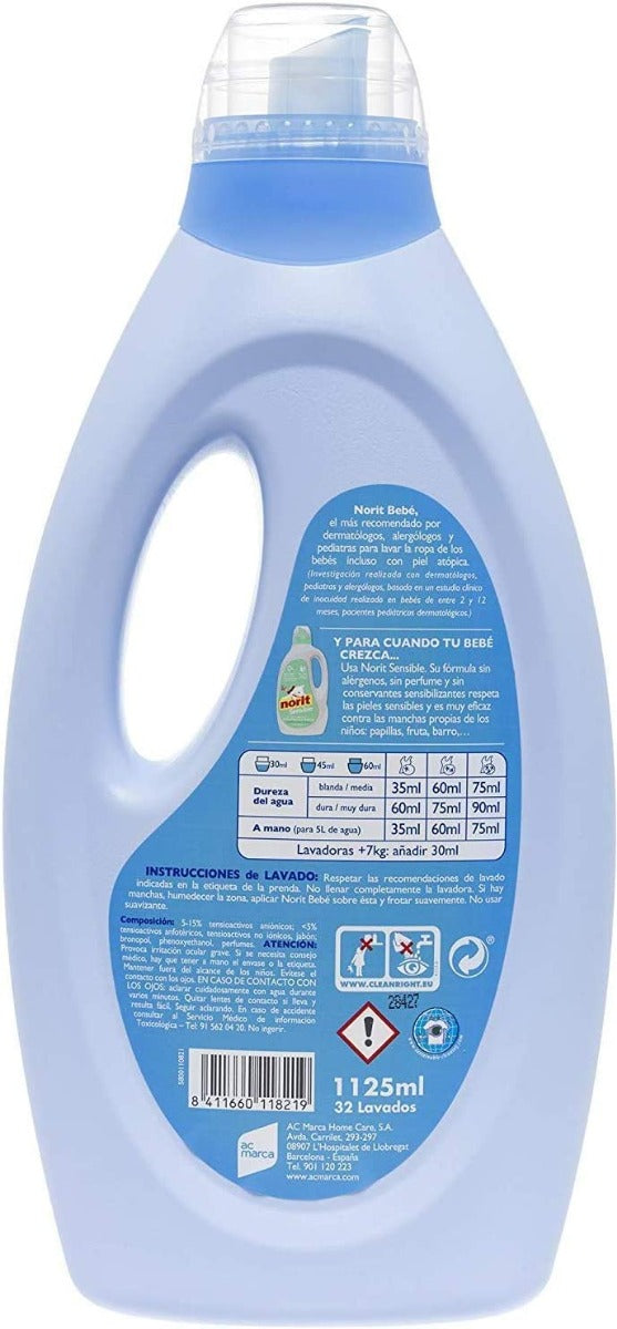 Norit Baby Detergent 1125Ml Norit Yallatoys