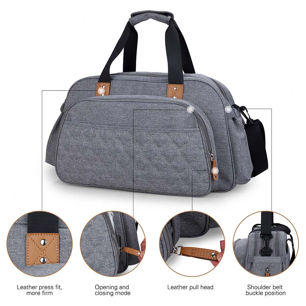 Little Story  Bed In A Bag Quilted Grey Little Story Yallatoys