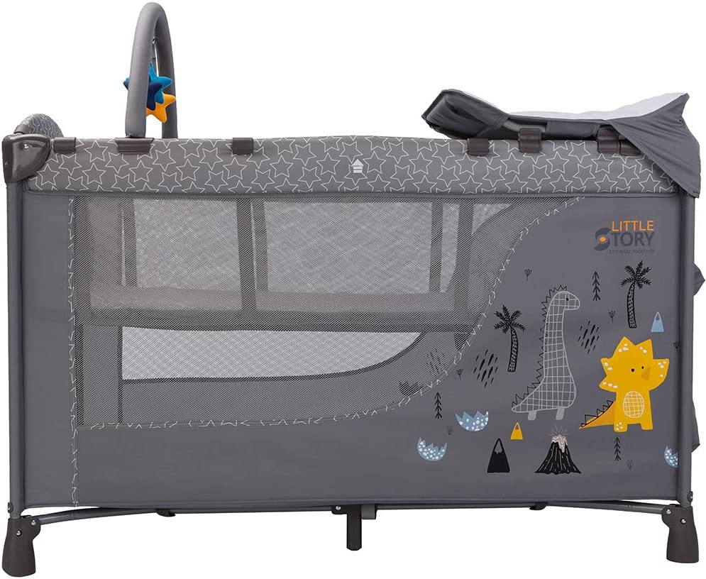 Little Story  Foldable Cot And Playard Little Story Yallatoys