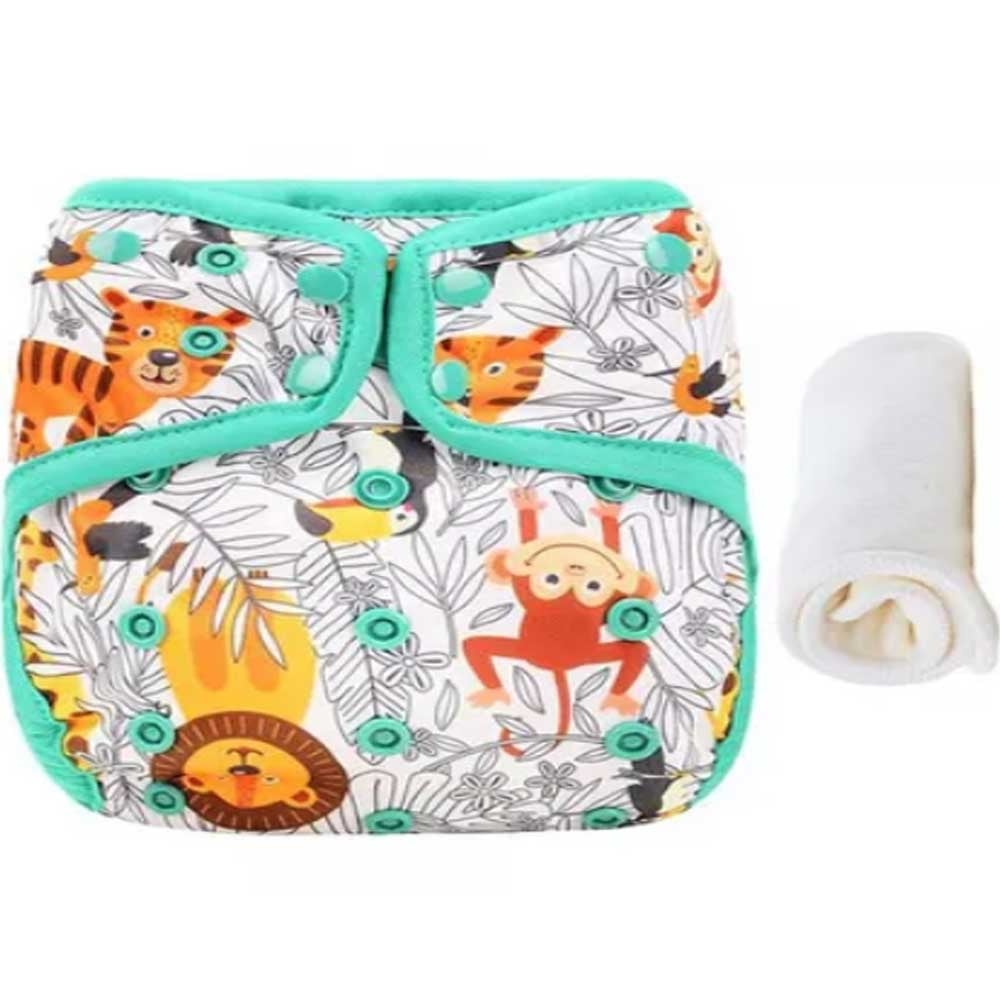 Little Story  Reusable Diaper With Insert Jungle Little Story Yallatoys