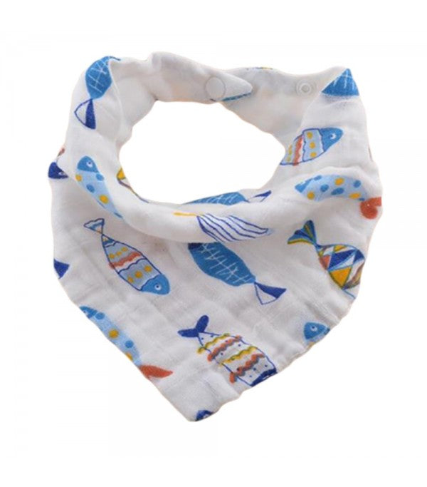 Little Story  Muslin Bandana Bibs Set Of 3 Anchor And Ships Little Story Yallatoys