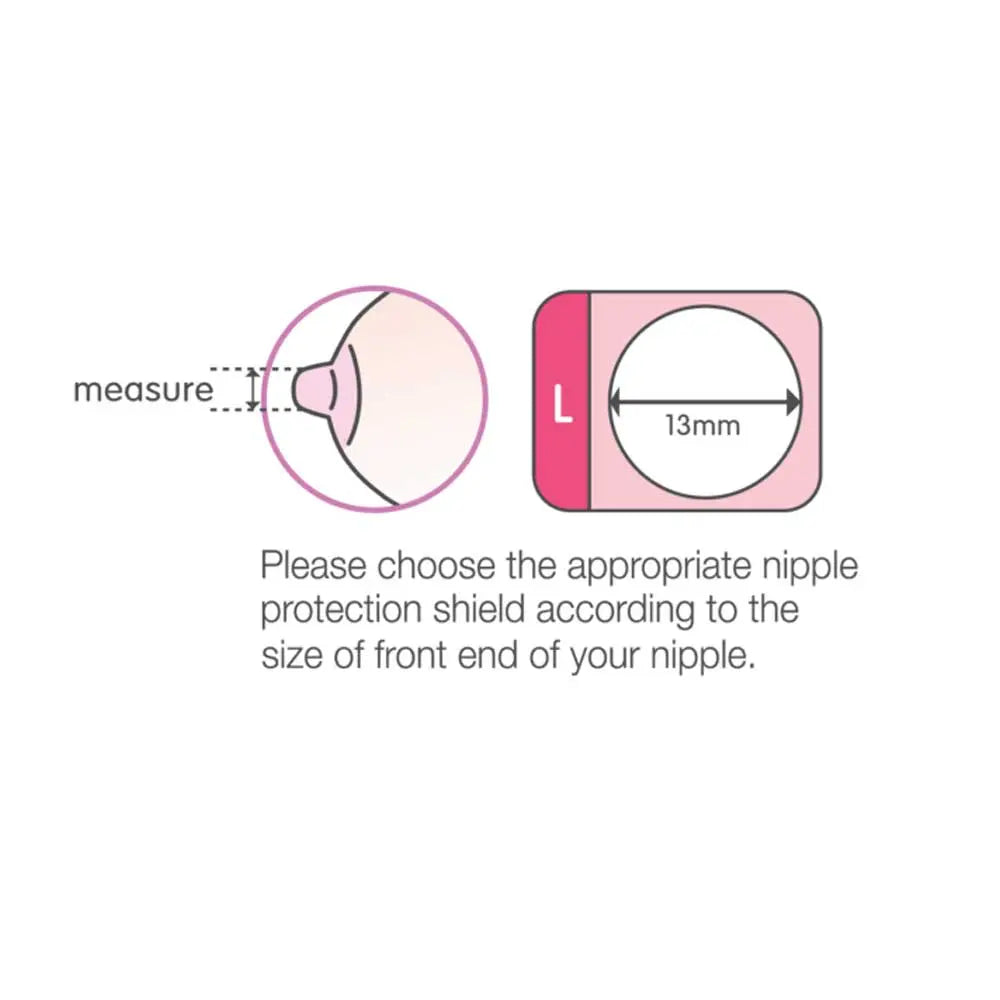 Pigeon Natural Feel Nipple Shield Size 2 L  En/Id/Ar Pigeon Yallatoys