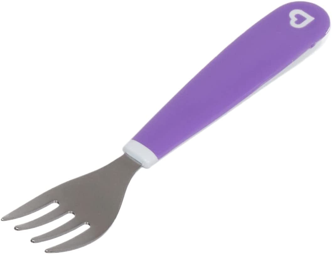 Munchkin Splash Fork Knife Spoon 3Pk Purple Munchkin Yallatoys