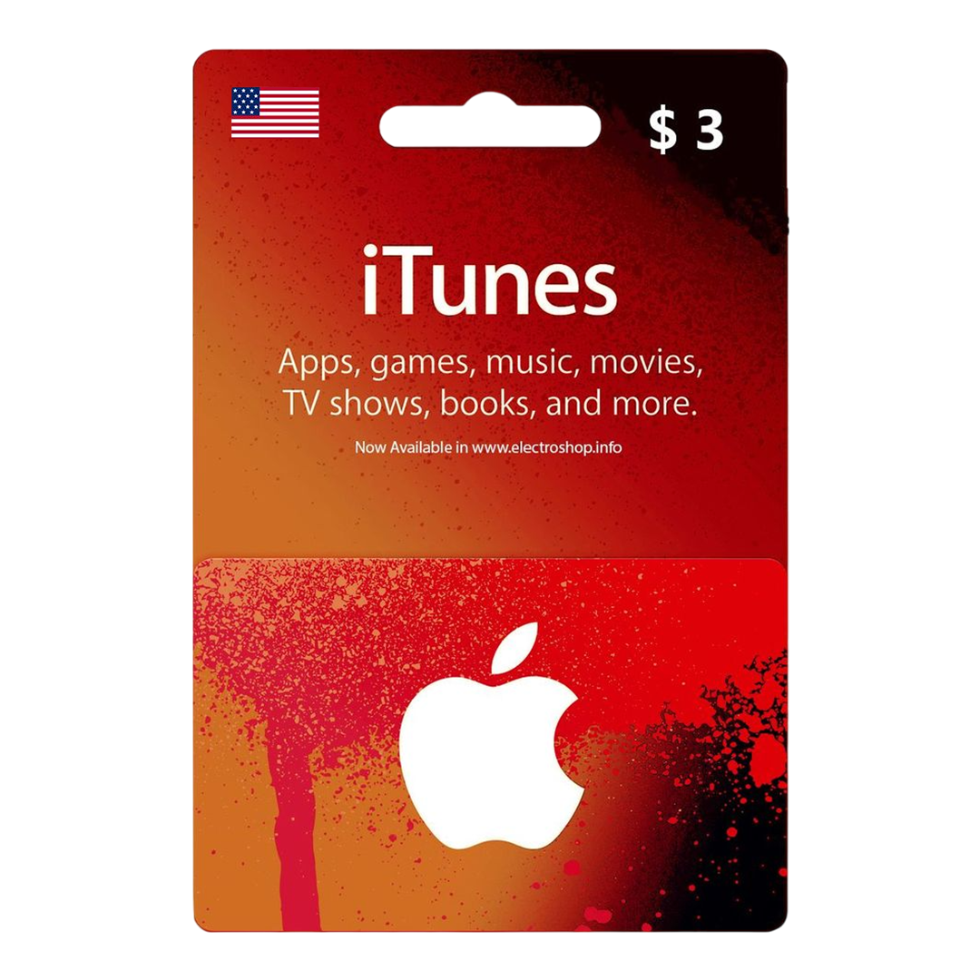 Buy Apple iTunes Gift Card USA Store 3$  | Yallatoys.com