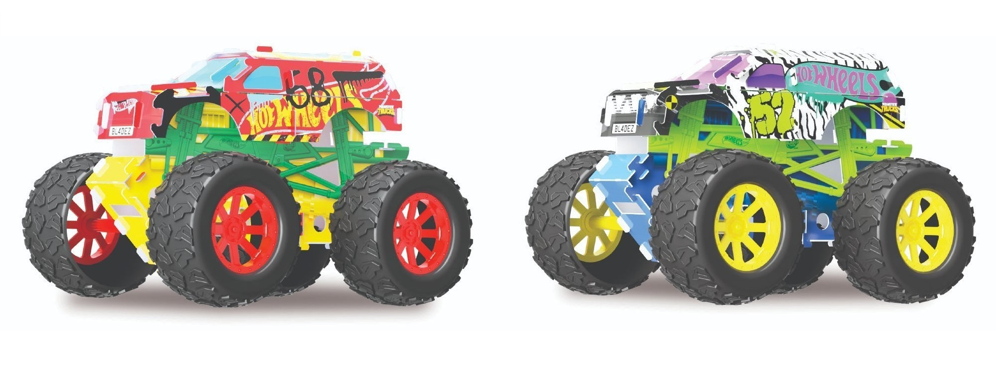 Buy Hot Wheels Bladez Maker Kitz 2pc Monster Truck | Yallatoys.com