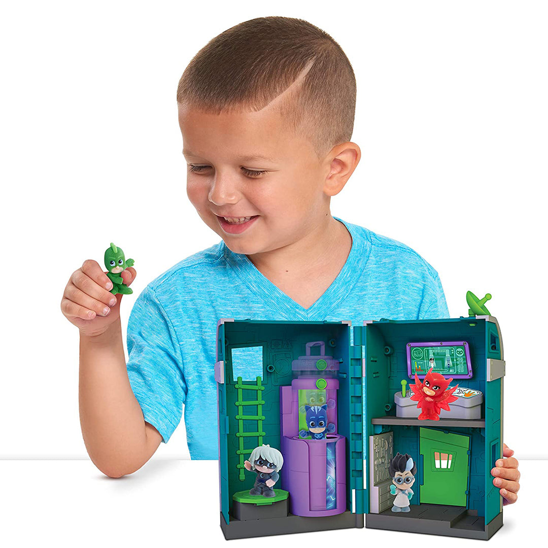 Buy PJ Mask Night Time Micros Romeos Lair Playset | Yallatoys.com