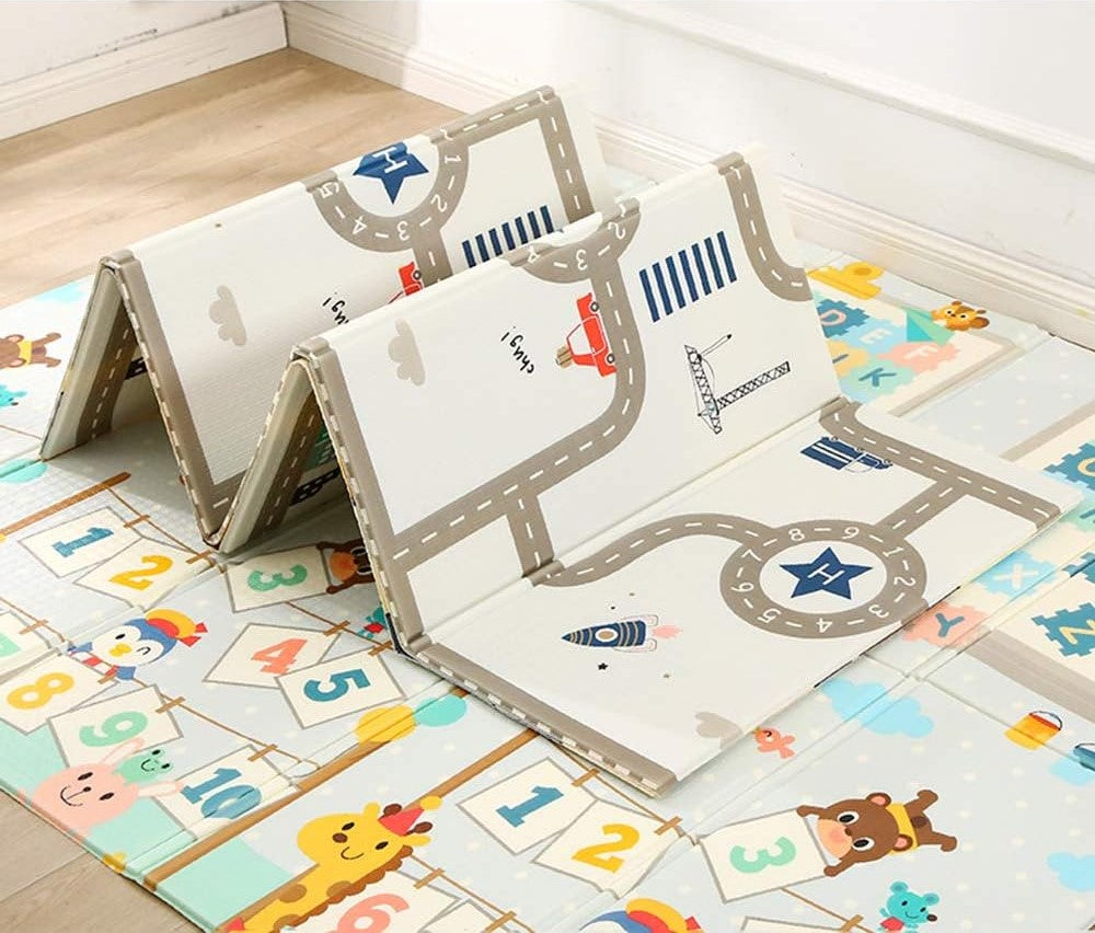 Little Angel Baby Playmat Animals Double Sided